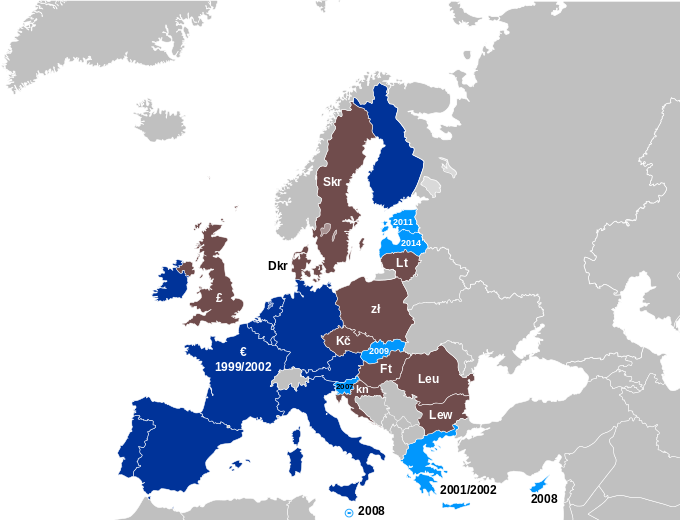 Валути в Европейския съюз