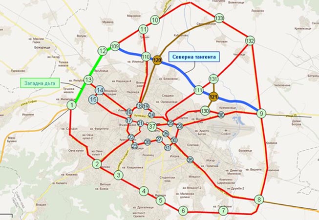 Обзор - инфраструктурата в България (2009-2015)