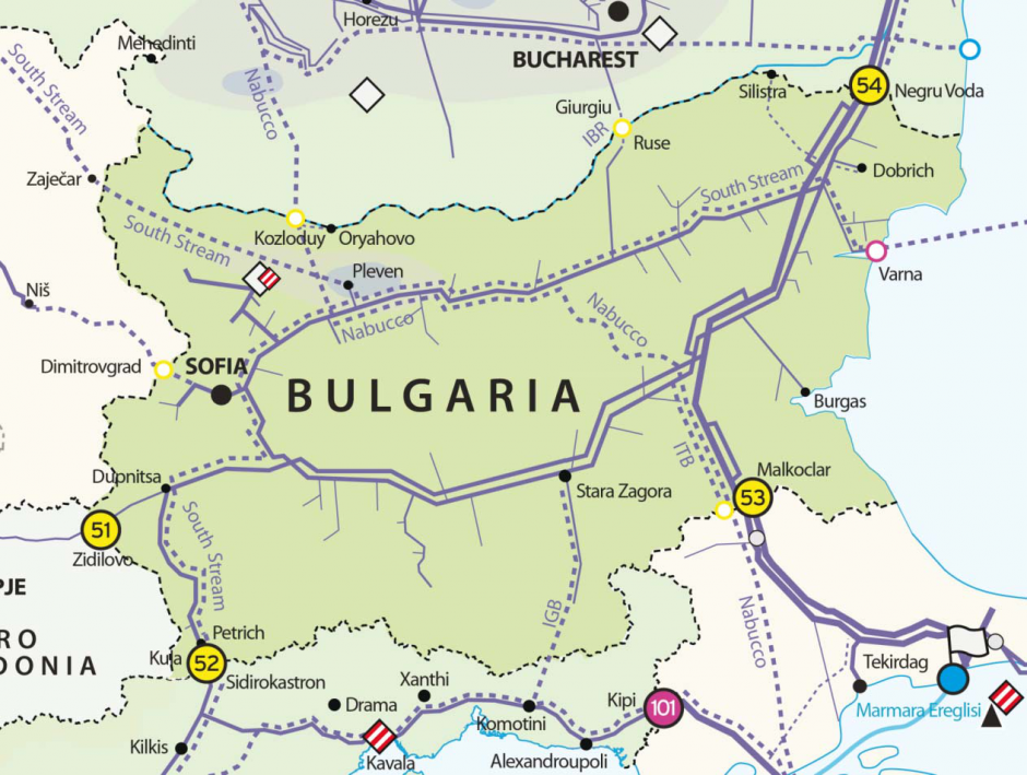 Интерконекторни връзки на България със съседните страни